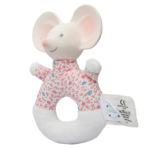 TIKIRI - MEIYA THE MOUSE SOFT RATTLE 6.5"H Toys & Games