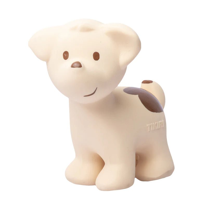 TIKIRI - PUPPY NATURAL RUBBER TOY 4"H Toys & Games