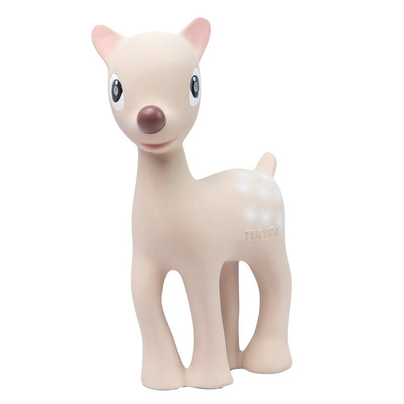 TIKIRI - RALPHIE THE REINDEER NATURAL RUBBER TOY 6.5"H Toys & Games