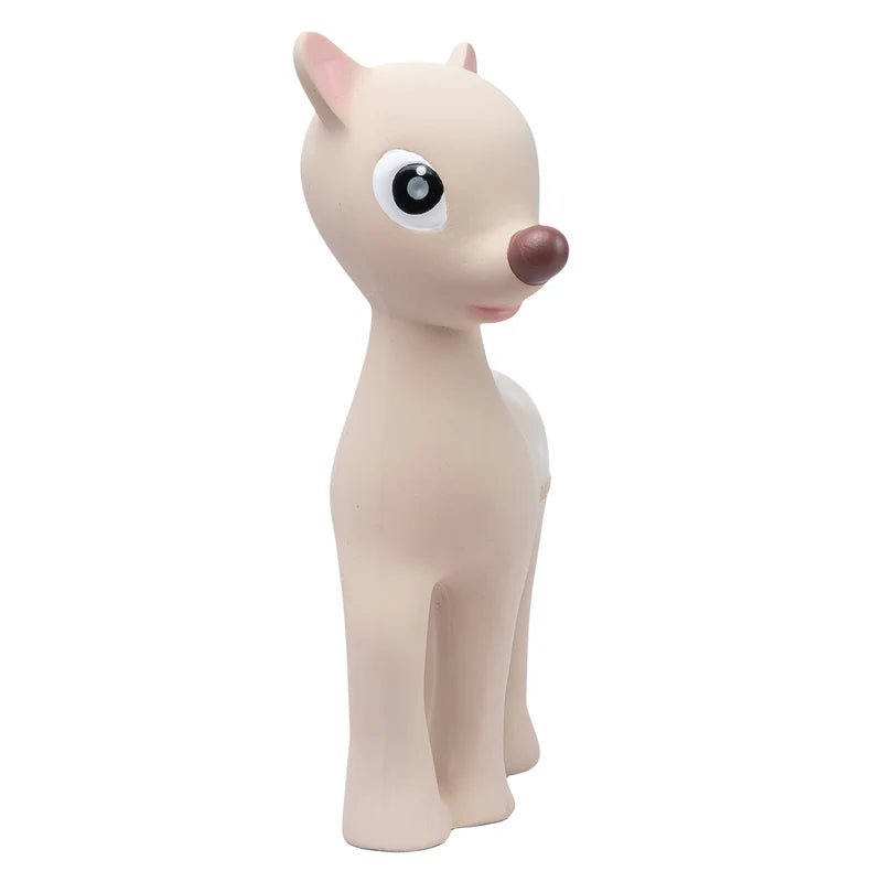 TIKIRI - RALPHIE THE REINDEER NATURAL RUBBER TOY 6.5"H Toys & Games