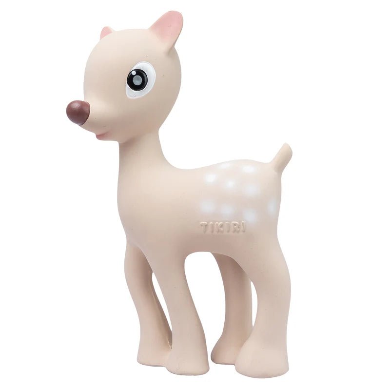 TIKIRI - RALPHIE THE REINDEER NATURAL RUBBER TOY 6.5"H Toys & Games
