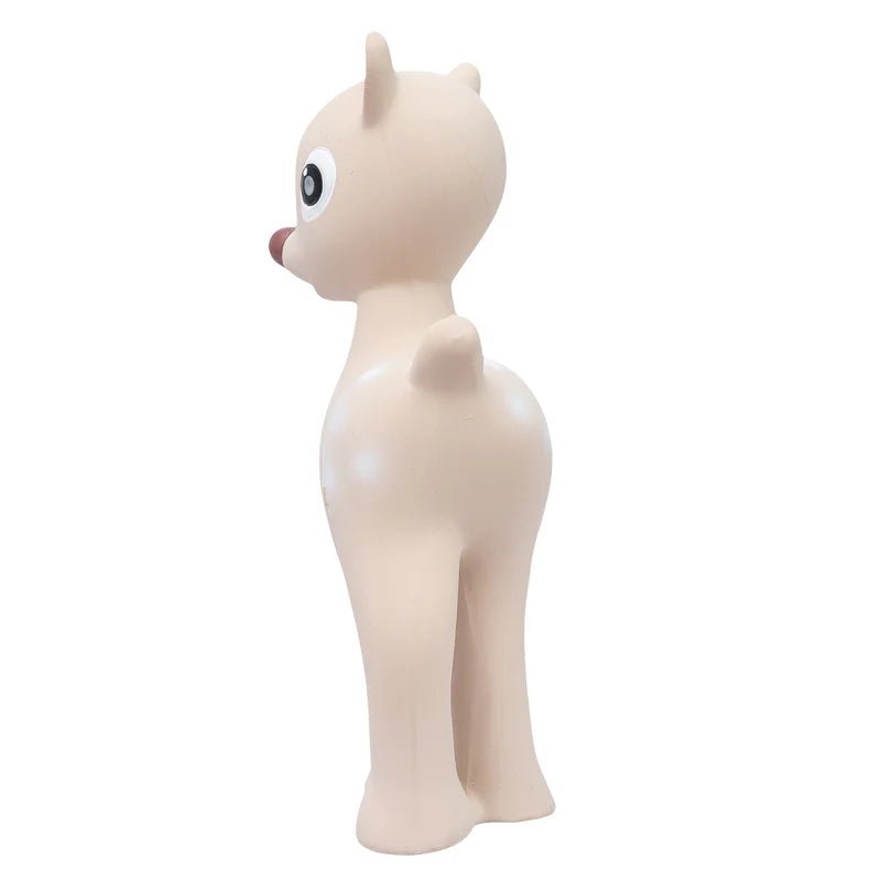 TIKIRI - RALPHIE THE REINDEER NATURAL RUBBER TOY 6.5"H Toys & Games