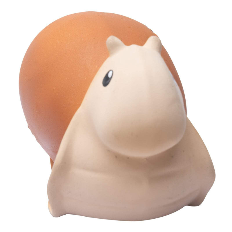 TIKIRI - SNAIL NATURAL RUBBER TOY 2.5"H Mother & Baby