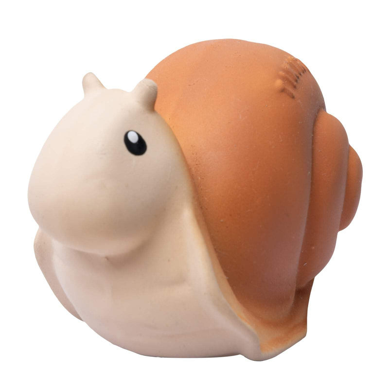 TIKIRI - SNAIL NATURAL RUBBER TOY 2.5"H Mother & Baby