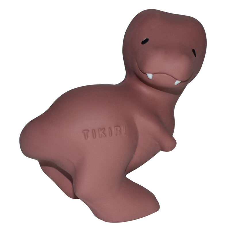 TIKIRI - T - REX NATURAL RUBBER TOY 3.5"H Mother & Baby