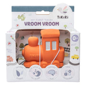 TIKIRI - TRAIN NATURAL RUBBER TOY 3"H Toys & Games