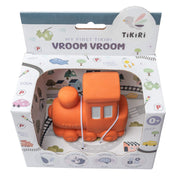 TIKIRI - TRAIN NATURAL RUBBER TOY 3"H Toys & Games