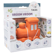 TIKIRI - TRAIN NATURAL RUBBER TOY 3"H Toys & Games
