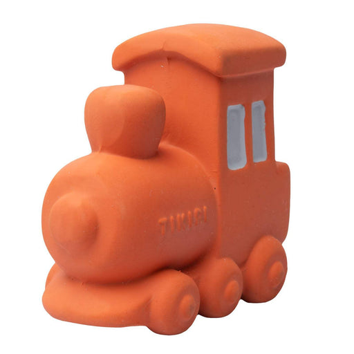 TIKIRI - TRAIN NATURAL RUBBER TOY 3"H Toys & Games