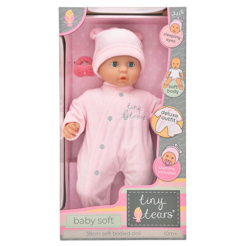 TINY TEARS - BABY SOFT DOLL STYLE 01 - 38CM H Toys & Games