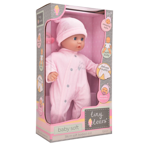 TINY TEARS - BABY SOFT DOLL STYLE 01 - 38CM H Toys & Games