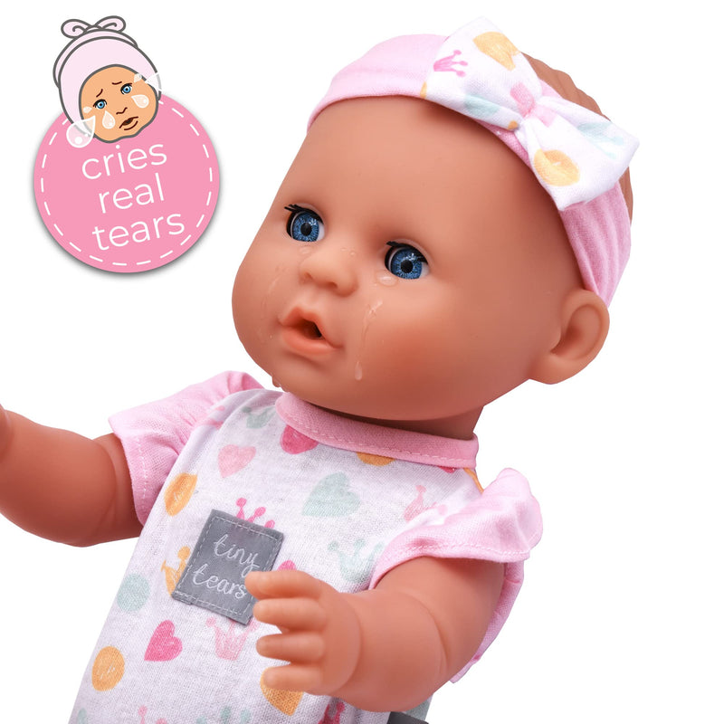 TINY TEARS - DRINK & WET BABY CLASSIC DOLL STYLE 01 - 38CM H Toys & Games