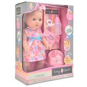 TINY TEARS - DRINK & WET CLASSIC DOLL W/HAIR - 38CM H Games & Toys