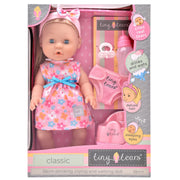 TINY TEARS - DRINK & WET CLASSIC DOLL W/HAIR - 38CM H Games & Toys
