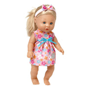 TINY TEARS - DRINK & WET CLASSIC DOLL W/HAIR - 38CM H Games & Toys