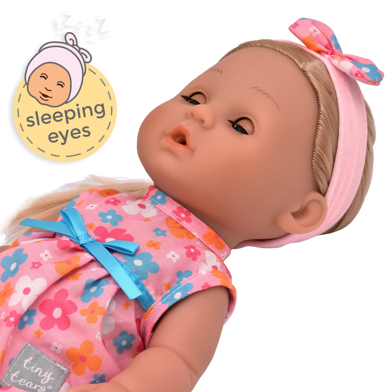 TINY TEARS - DRINK & WET CLASSIC DOLL W/HAIR - 38CM H Games & Toys