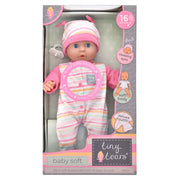 TINY TEARS - TALKING BABY SOFT DOLL W/16 SOUNDS - 38CM H Toys & Games