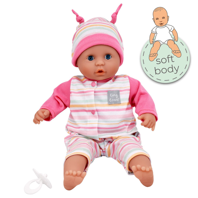 TINY TEARS - TALKING BABY SOFT DOLL W/16 SOUNDS - 38CM H Toys & Games