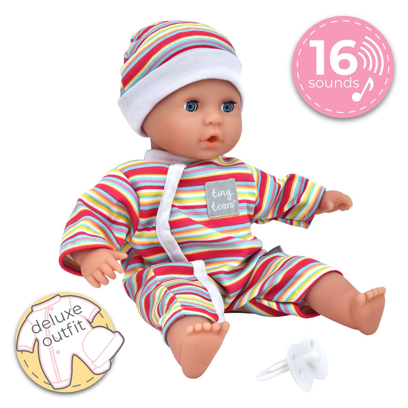 TINY TEARS - TALKING TEENY BABY DOLL W/16 SOUNDS - 30CM H Toys & Games