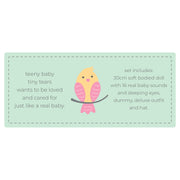 TINY TEARS - TALKING TEENY BABY DOLL W/16 SOUNDS - 30CM H Toys & Games