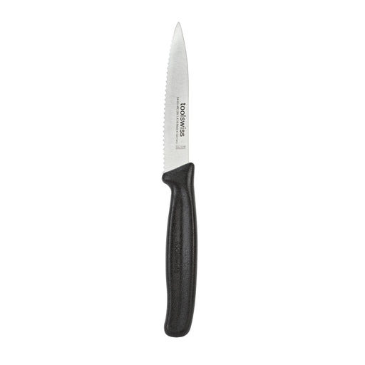 ToolSwiss - 4" SERRATED KNIFE Home & Kitchen Black