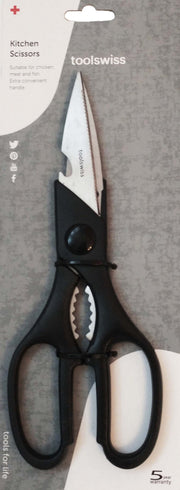 ToolSwiss - Kitchen Scissors Black Home & Kitchen
