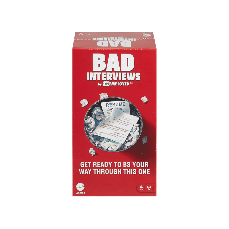Funemployed - Bad Interviews Adult Party Card Game - Product view