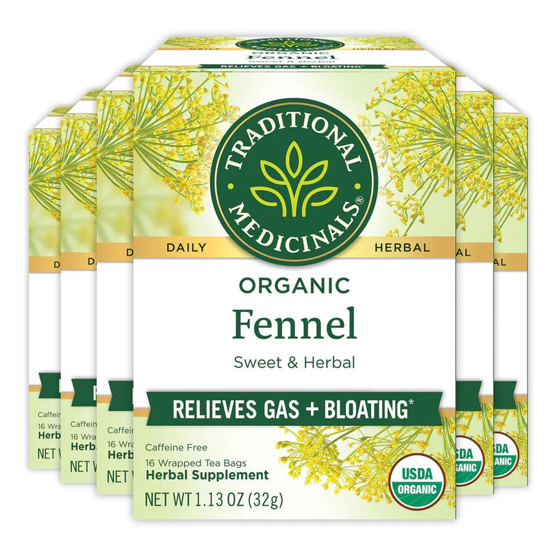 Traditional Medicinals - Organic Fennel Tea 16 Tbags Food & Candy
