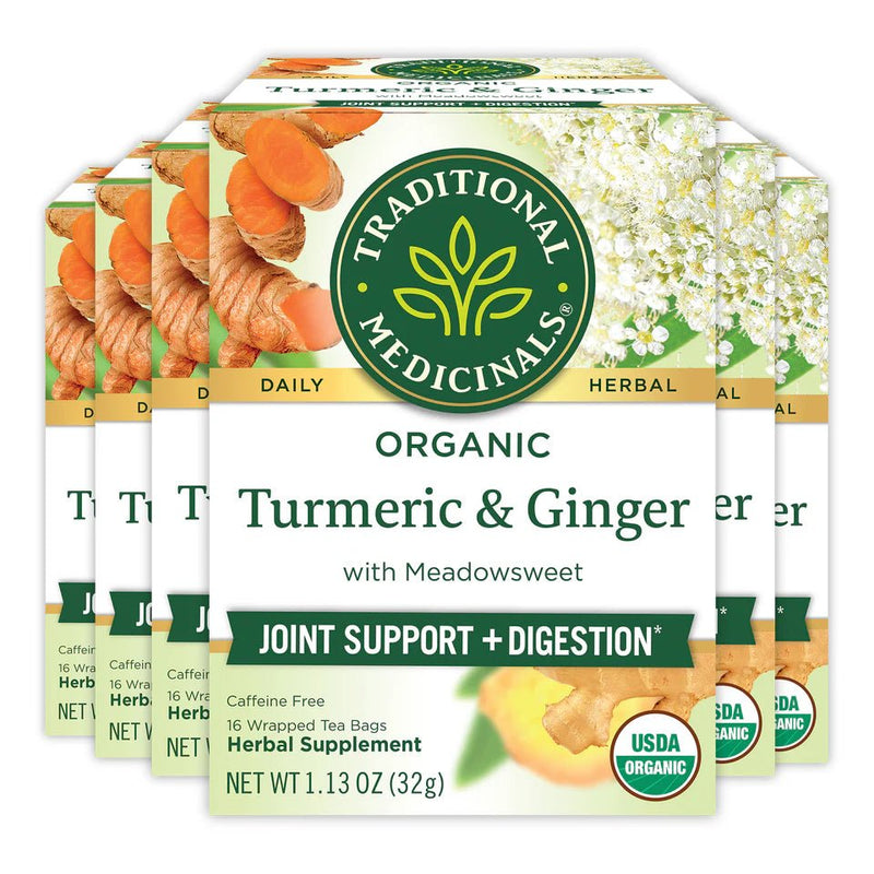 Traditional Medicinals - Organic Turmeric 16 Tea Bags Food & Candy