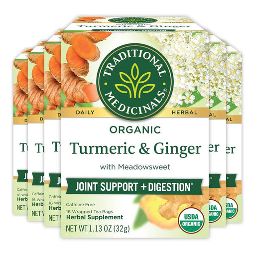 Traditional Medicinals - Organic Turmeric 16 Tea Bags Food & Candy