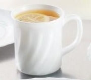 Luminarc Trianon White Mug Set, 29 cL, 6 Pieces