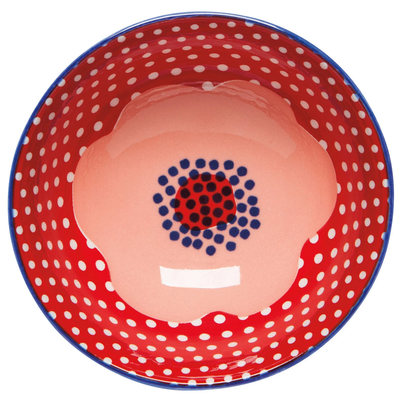 Jubilee - Bowl Stamped 4.5in Poppy