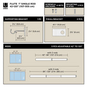 Flute Curtain Rod - image 5