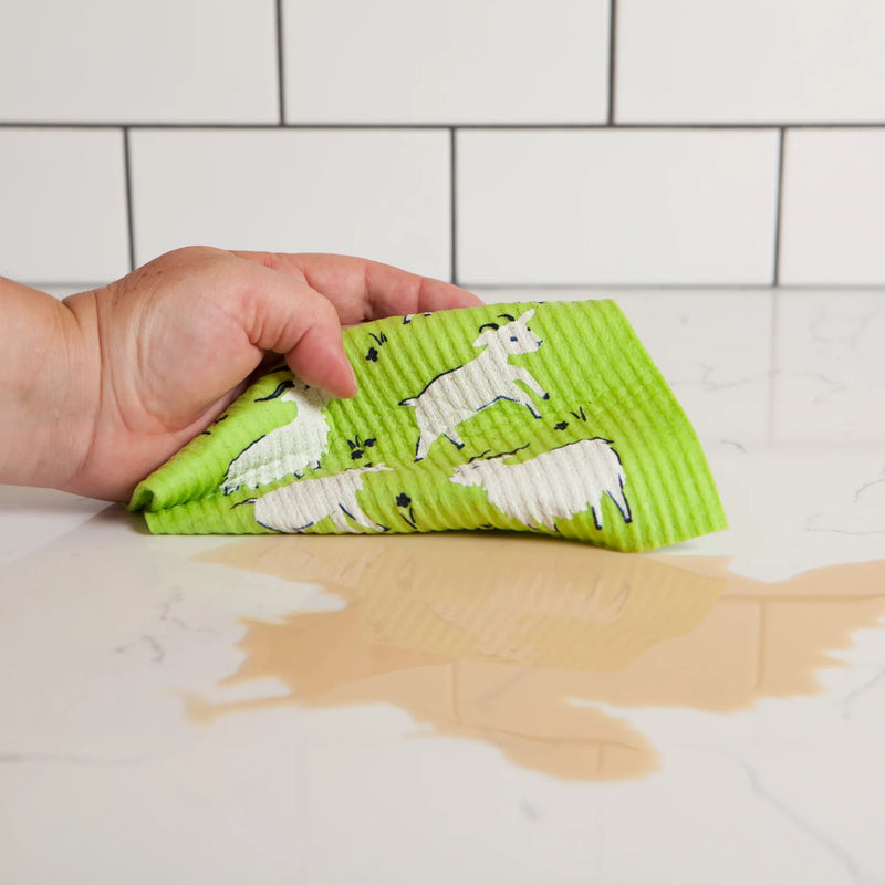 Now Designs - Goats Swedish Dishcloth