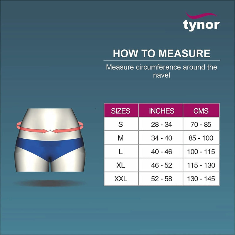Tynor - Abdominal Support 9"/23cm (Ventral/Umbilical Hernia) Health & Wellness Small