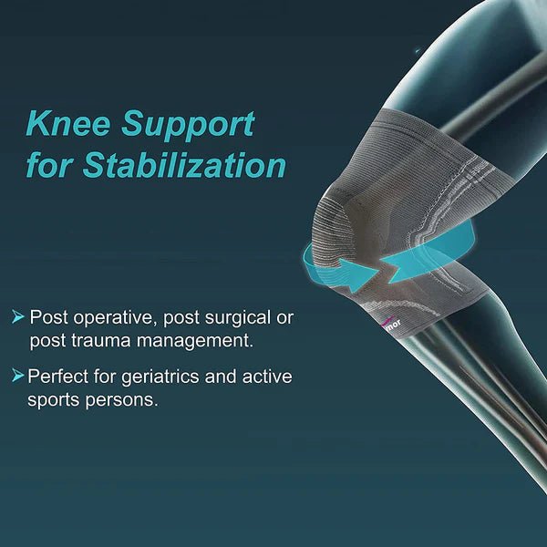 Tynor - KNEE CAP CLOSE PATELLA (WITH HINGE) Health & Wellness SMALL