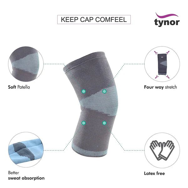 Tynor - Knee Cap Comfeel (Compression Support) Health & Wellness Small