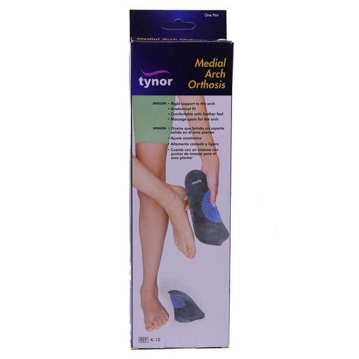 Tynor - Medial Arch Support Inserts (Pair) - Adults Health & Wellness Small