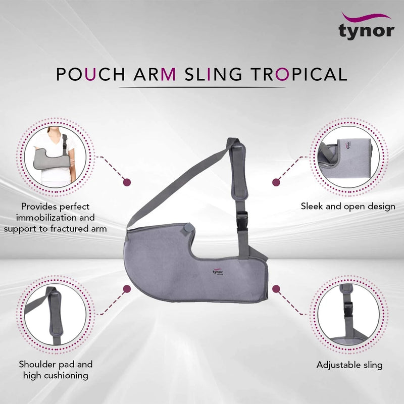 Tynor - Pouch Arm Sling Regular Tropical Health & Wellness Small