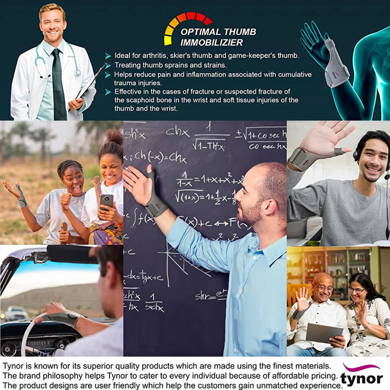 Tynor - THUMB SPICA SPLINT - UNIVERSAL Health & Wellness