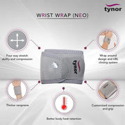 Tynor - Wrist Wrap (Neoprene) - UNIVERSAL Health & Wellness