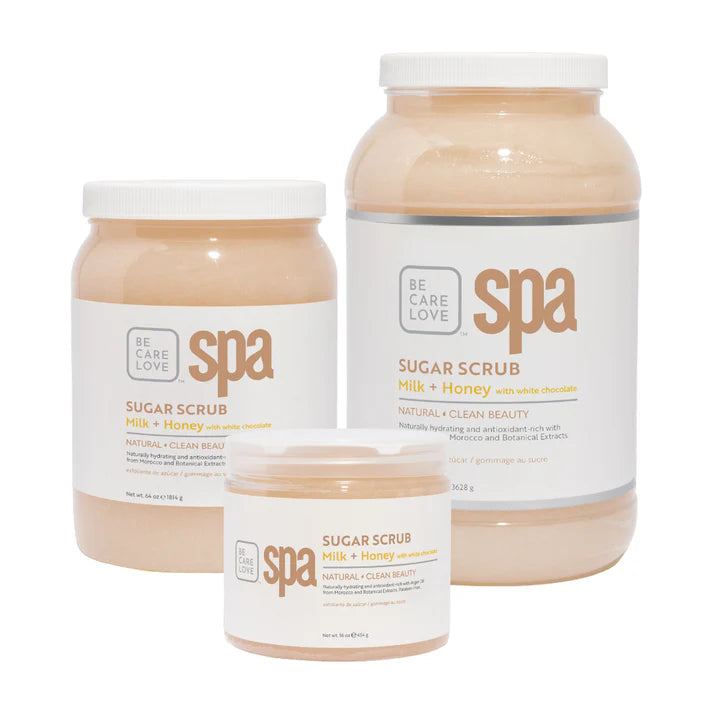BCL Spa - Sugar Scrub Milk Honey + White Choco | 16 oz
