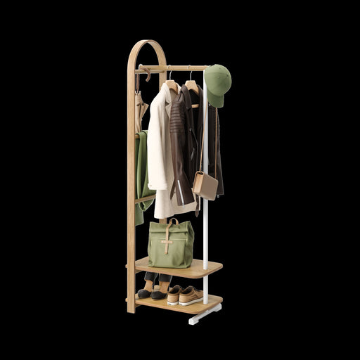UMBRA - BELLWOOD Coat Rack | White - Natural Home & Kitchen