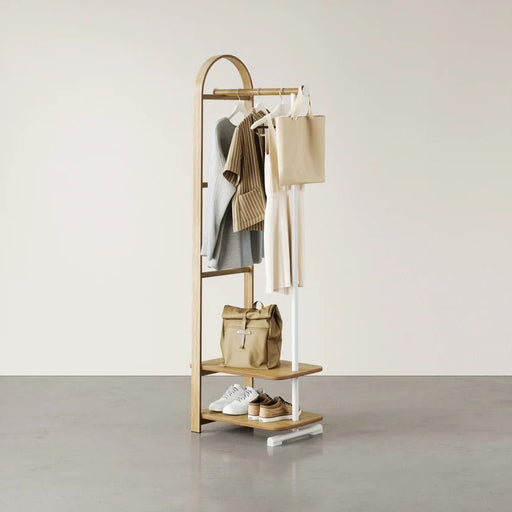 UMBRA - BELLWOOD Coat Rack | White - Natural Home & Kitchen