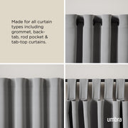 UMBRA - Bellwood Curtain Rod Home & Kitchen Matte - Black