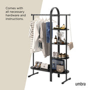 UMBRA - Bellwood Garment Rack | Freestanding Clothing Rack and Display Stand Home & Kitchen White - Natural