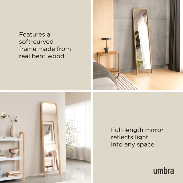 UMBRA - BELLWOOD LEANING MIRROR 15.5 X62 Home & Kitchen