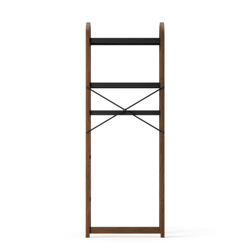 UMBRA - Bellwood Over the Toilet Shelf | Bathroom Space - Saving Storage Organizer Home & Kitchen Black - Walnut