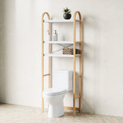 UMBRA - Bellwood Over the Toilet Shelf | Bathroom Space - Saving Storage Organizer Home & Kitchen White - Natural