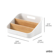 UMBRA - Bellwood Packet Organizer Home & Kitchen White - Natural